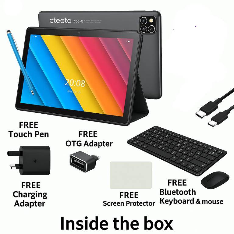 𝟓𝐈𝐍𝟏 𝟓𝐆 𝐓𝐚𝐛𝐥𝐞𝐭 𝐏𝐂 𝟖/𝟓𝟏𝟐𝐆𝐁 𝐖𝐢𝐭𝐡 𝟓 𝐆𝐢𝐟𝐭