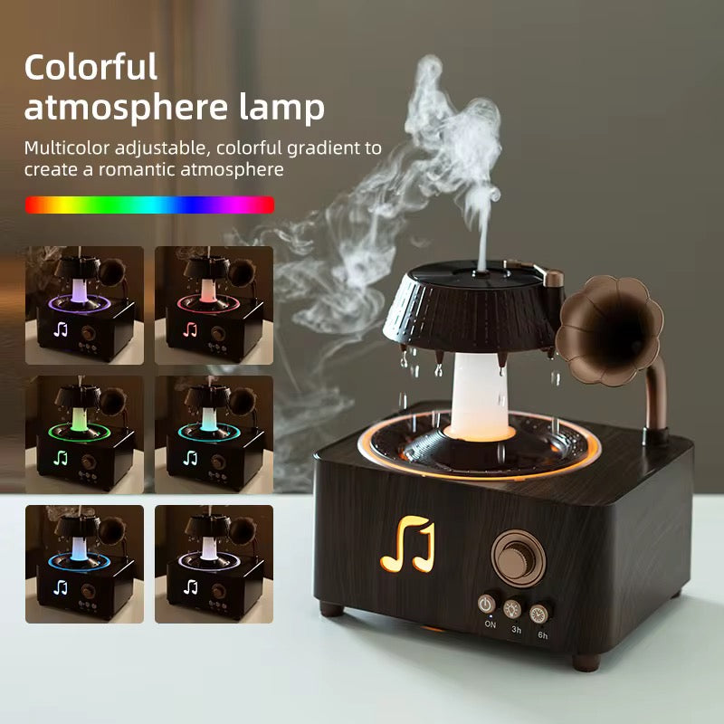3-in-1 Device: Wireless Speaker, Aroma Humidifier & Relaxing Lamp