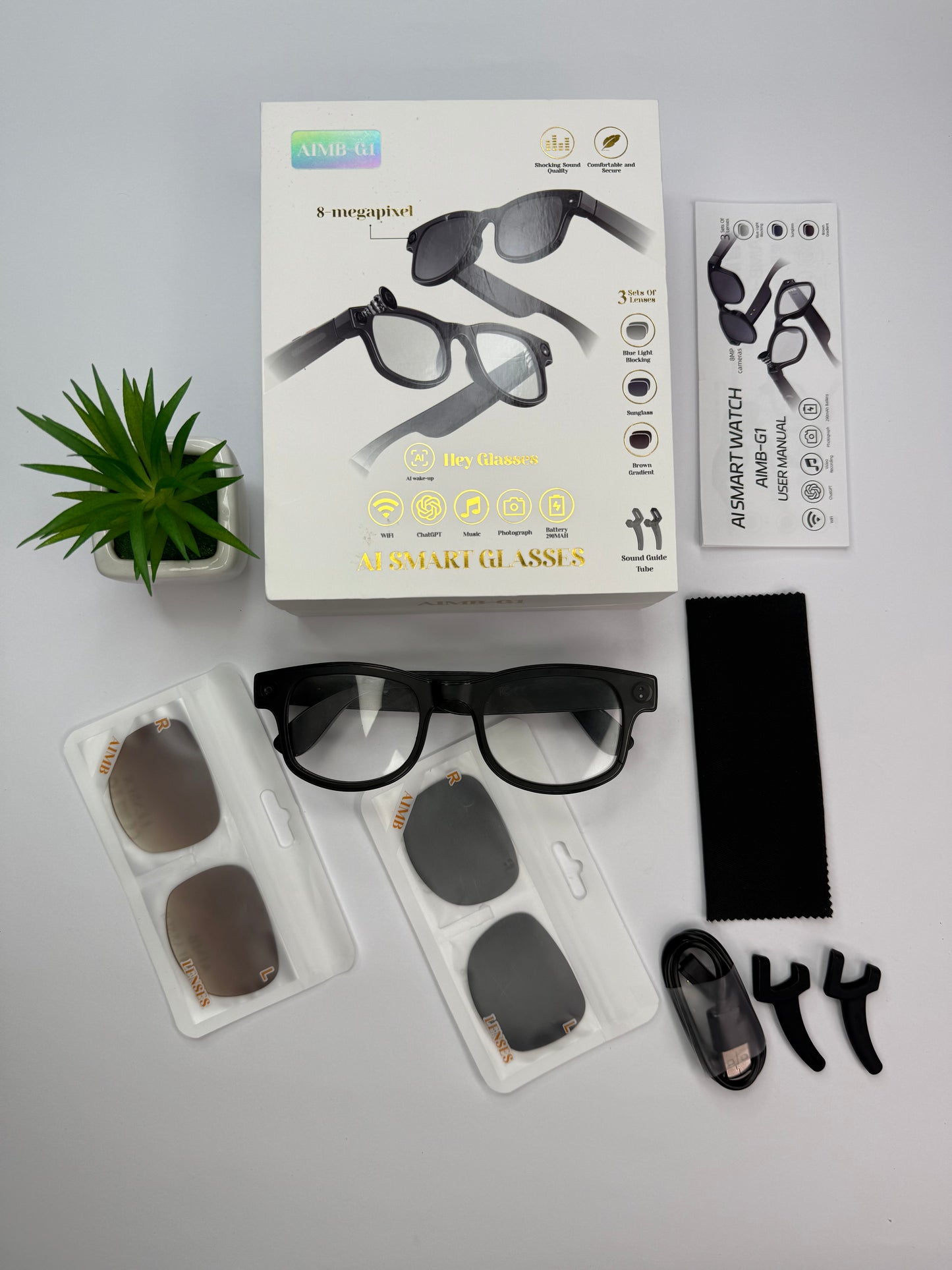 𝐀𝐈 𝐂𝐚𝐦𝐞𝐫𝐚 𝐆𝐥𝐚𝐬𝐬𝐞𝐬 – 𝟒𝐊 𝐑𝐞𝐜𝐨𝐫𝐝𝐢𝐧𝐠, 𝐕𝐨𝐢𝐜𝐞 𝐂𝐨𝐧𝐭𝐫𝐨𝐥, 𝐒𝐦𝐚𝐫𝐭 𝐖𝐞𝐚𝐫𝐚𝐛𝐥𝐞