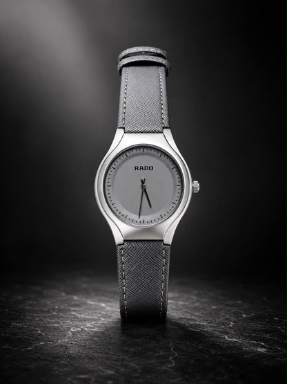 Rado Slim Grey Leather Watch