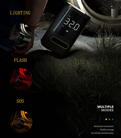 𝐀𝐮𝐭𝐨𝐦𝐚𝐭𝐢𝐜 𝐌𝐢𝐧𝐢 𝐖𝐢𝐫𝐞𝐥𝐞𝐬𝐬 𝐂𝐚𝐫 𝐀𝐢𝐫 𝐏𝐮𝐦𝐩 𝐂𝐨𝐦𝐩𝐫𝐞𝐬𝐬𝐨𝐫 𝐑𝐞𝐜𝐡𝐚𝐫𝐠𝐞𝐚𝐛𝐥𝐞 𝐰𝐢𝐭𝐡 𝐋𝐄𝐃 𝐃𝐢𝐬𝐩𝐥𝐚𝐲