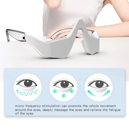 Premium Red Light Therapy Eye Massager for Eye Bags & Dark Circles
