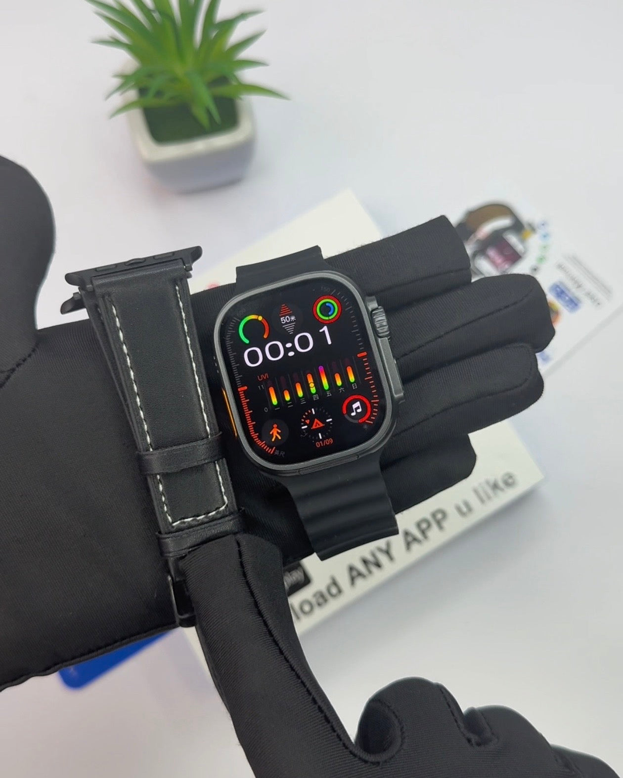 Haino Teko Germany 5G Smartwatch with SIM Card & 180° Rotating Camera