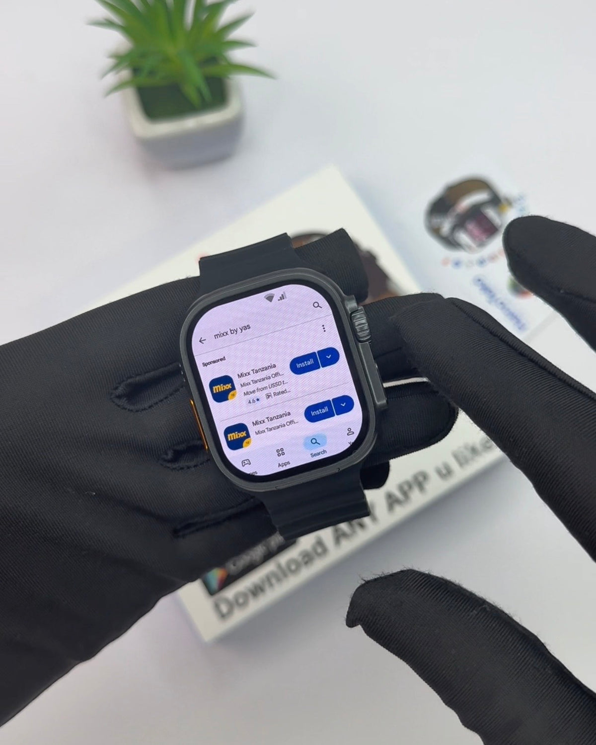 Haino Teko Germany 5G Smartwatch with SIM Card & 180° Rotating Camera