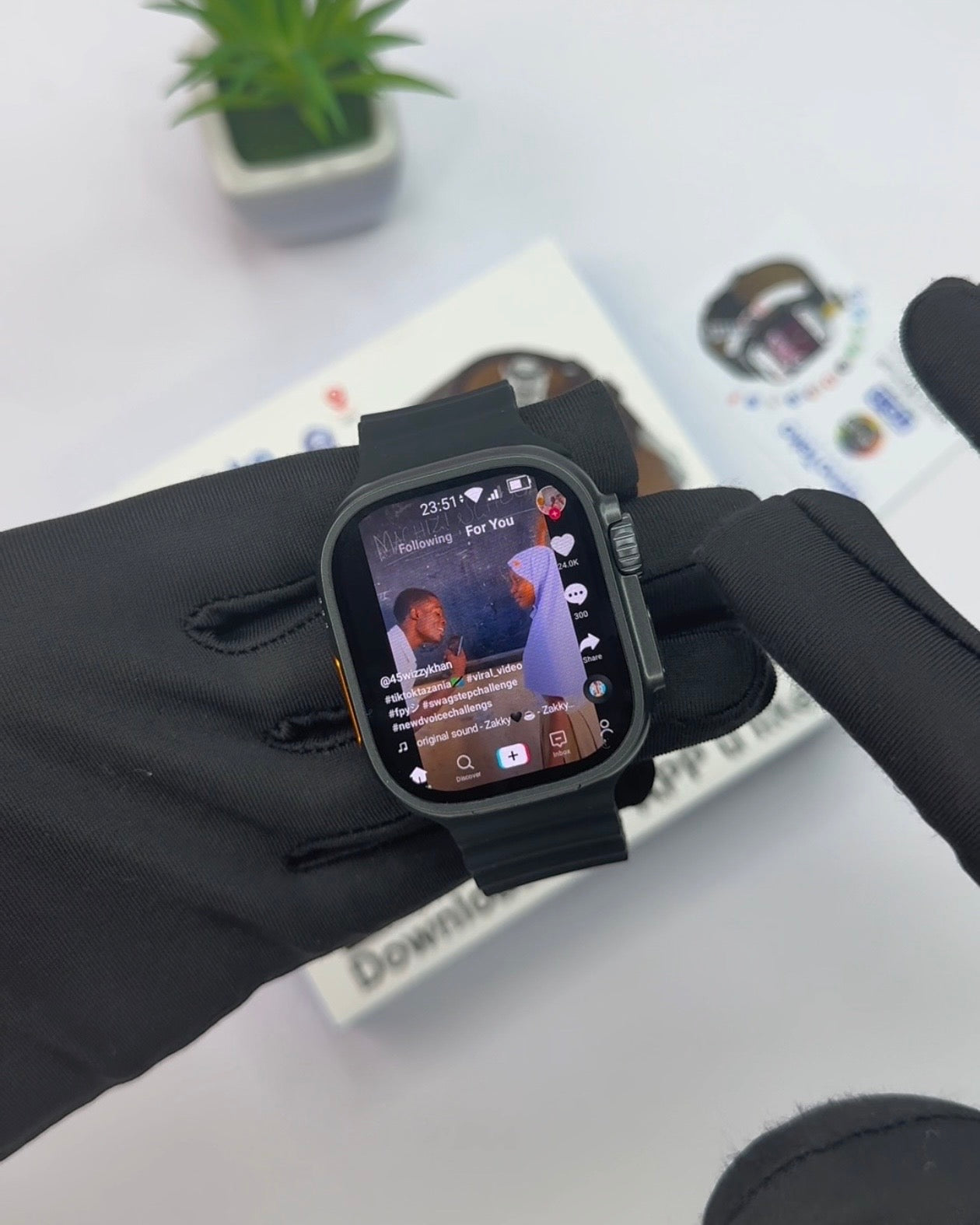 Haino Teko Germany 5G Smartwatch with SIM Card & 180° Rotating Camera