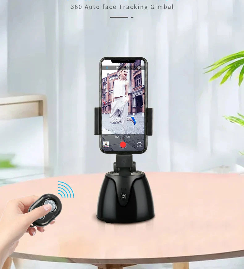 Auto Face Tracking 360-Degree Gimbal with AI